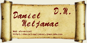 Daniel Meljanac vizit kartica